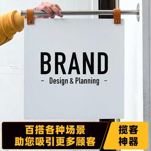 侧挂金属招牌定制 双面侧装门牌门店侧招挂牌 侧面商铺门头广告牌