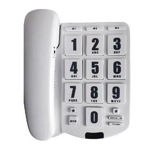 Phone with Amplified Big for Landline Sound Elderly Button