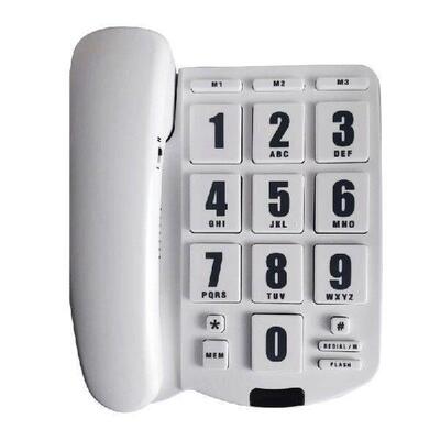 Big Button Landline Phone with Amplified Sound for Elderly