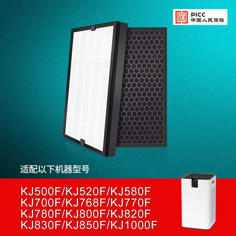 适配IAM空气净化器KJ500F滤芯580F/850/780/770/M6/M7过滤网M8PRO