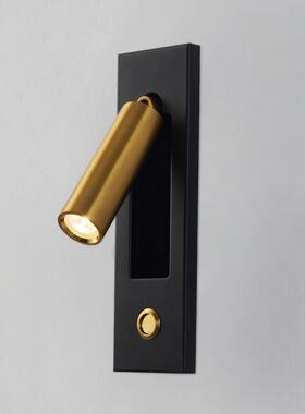 款AWI意LED卧新室床壁灯床头阅读带开头关灯简约酒店宾馆客创房壁