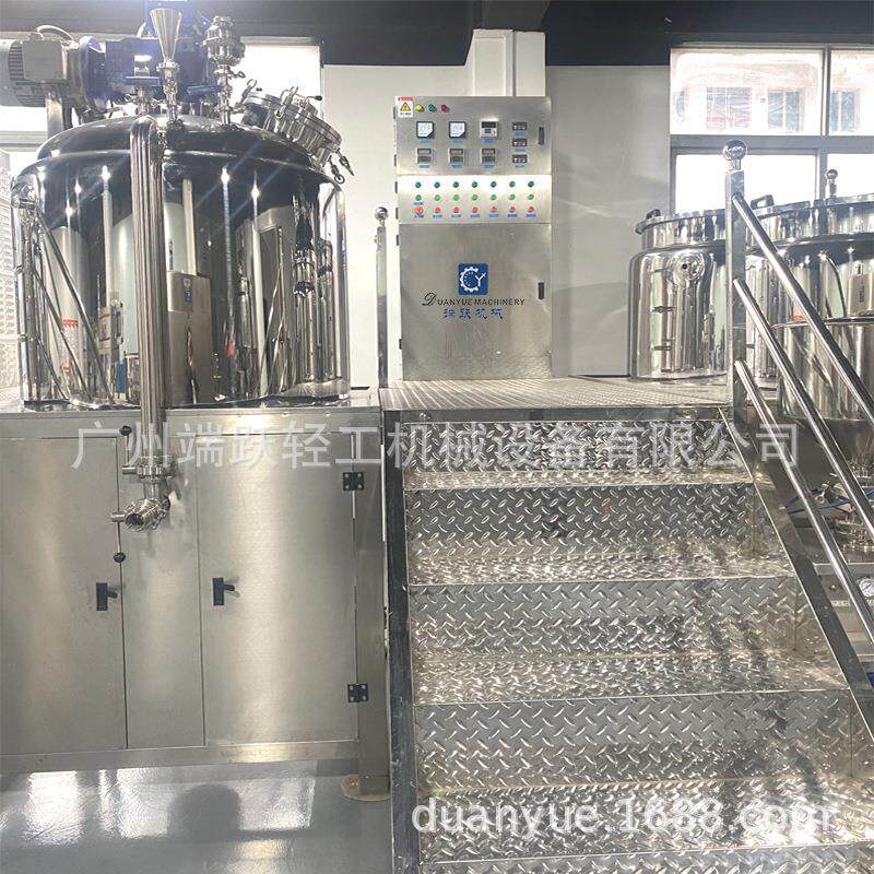 式洗发水空DY-EF均质乳化锅固定真空乳化罐高切乳真化机膏霜乳化