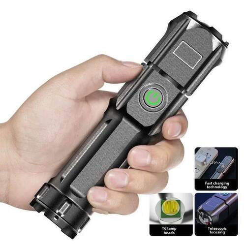 Cross-border lighting convenient rechargeable long-range ABS