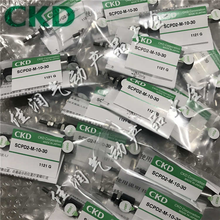 CKD笔型防回转缸SCPD/SCPD2-M/ML-16-10-20-30-40-50-75-100-200