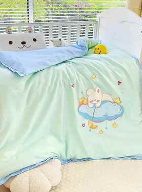 A类60支长FJD棉儿童套件幼睡儿园被子三件宝宝午六套件套被绒子