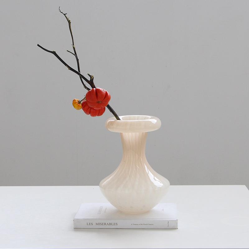 简约彩色小口花瓶水培插花干花小清新花器客厅桌面办公室居家装饰