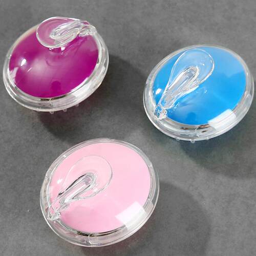 Crystal Clear Shampoo Brush Head Massager, Bath Brush, Silic