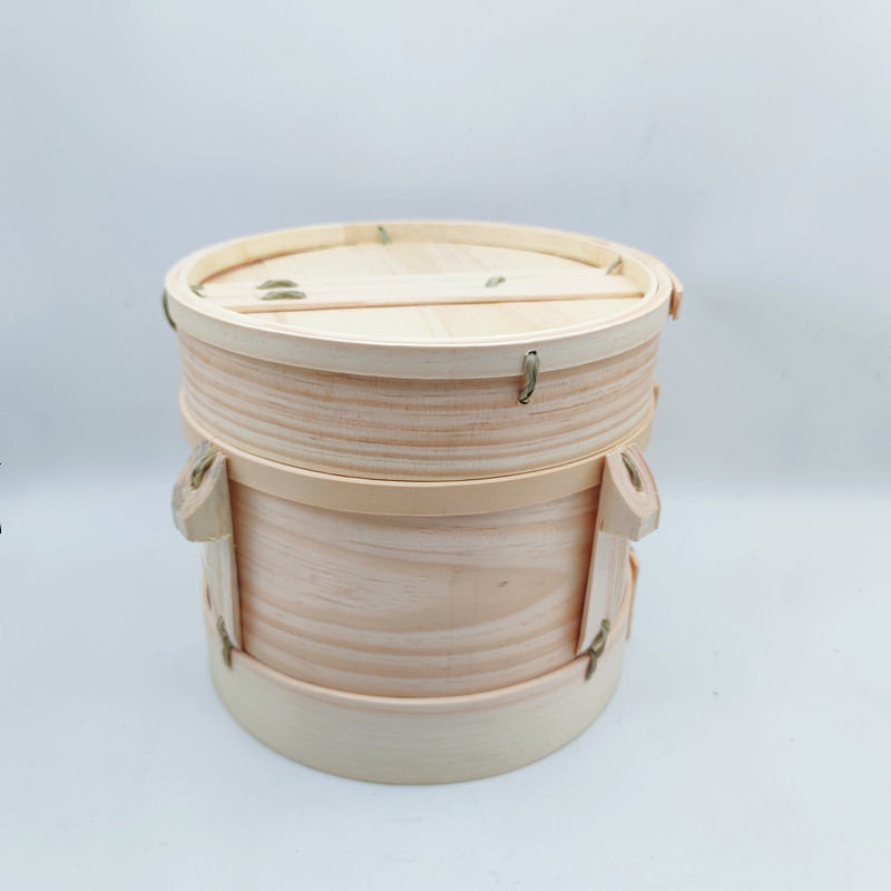 小木手工断蒸笼蒸蒸饭沙子木制家用25n登糯米饭甄子木桶保山甑子