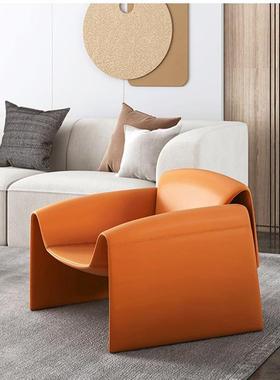 意式极简设计师椅休闲单沙字发TB-65745椅客厅异形创意M螃蟹子人