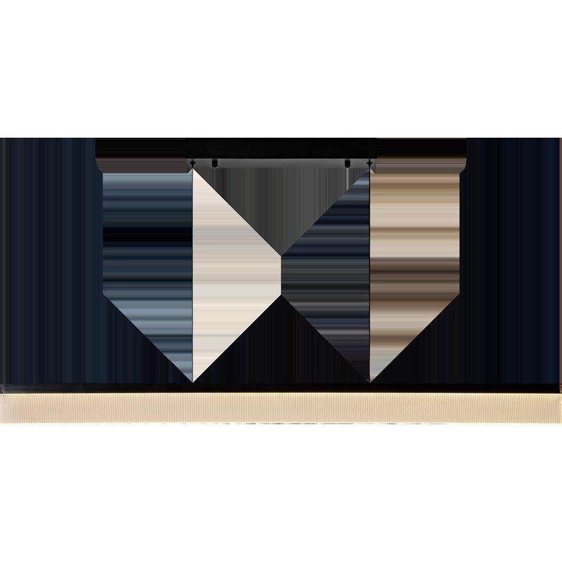 951一字吊灯极简轻奢现护厅led灯厨房代眼简约茶室吧台餐灯具长条