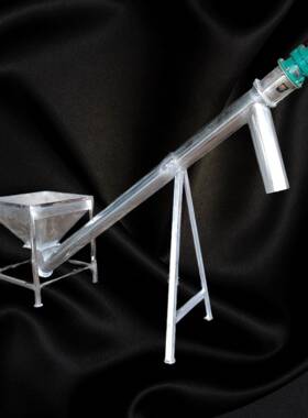 食品级螺旋上料机304不锈钢绞龙提升机粮食饲料化工粉末输送机