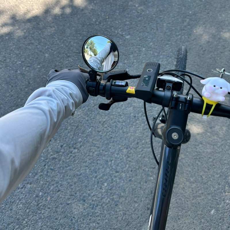公路车架山地车可爱后视镜自行车摆件通用反光镜配件