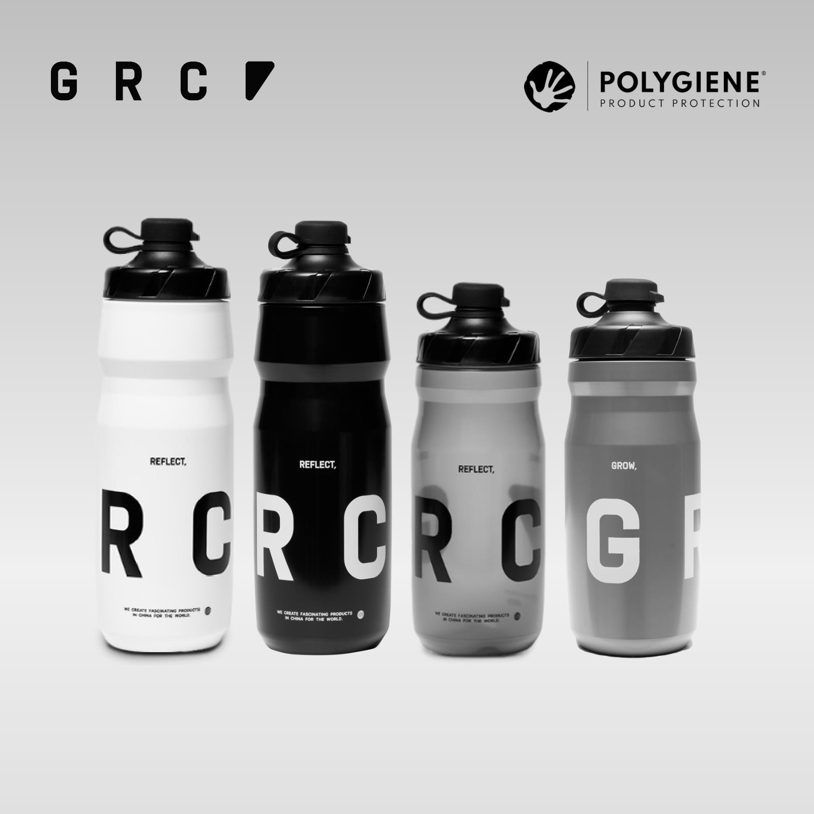 GRC无尽系列山地车水壶 挤压式运动水杯 自行车专用骑行杯