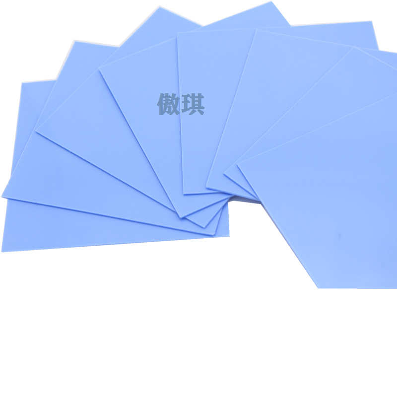高导热硅胶片6.5mm阻燃软性散热绝缘垫LED新能源汽车CPU散热垫片