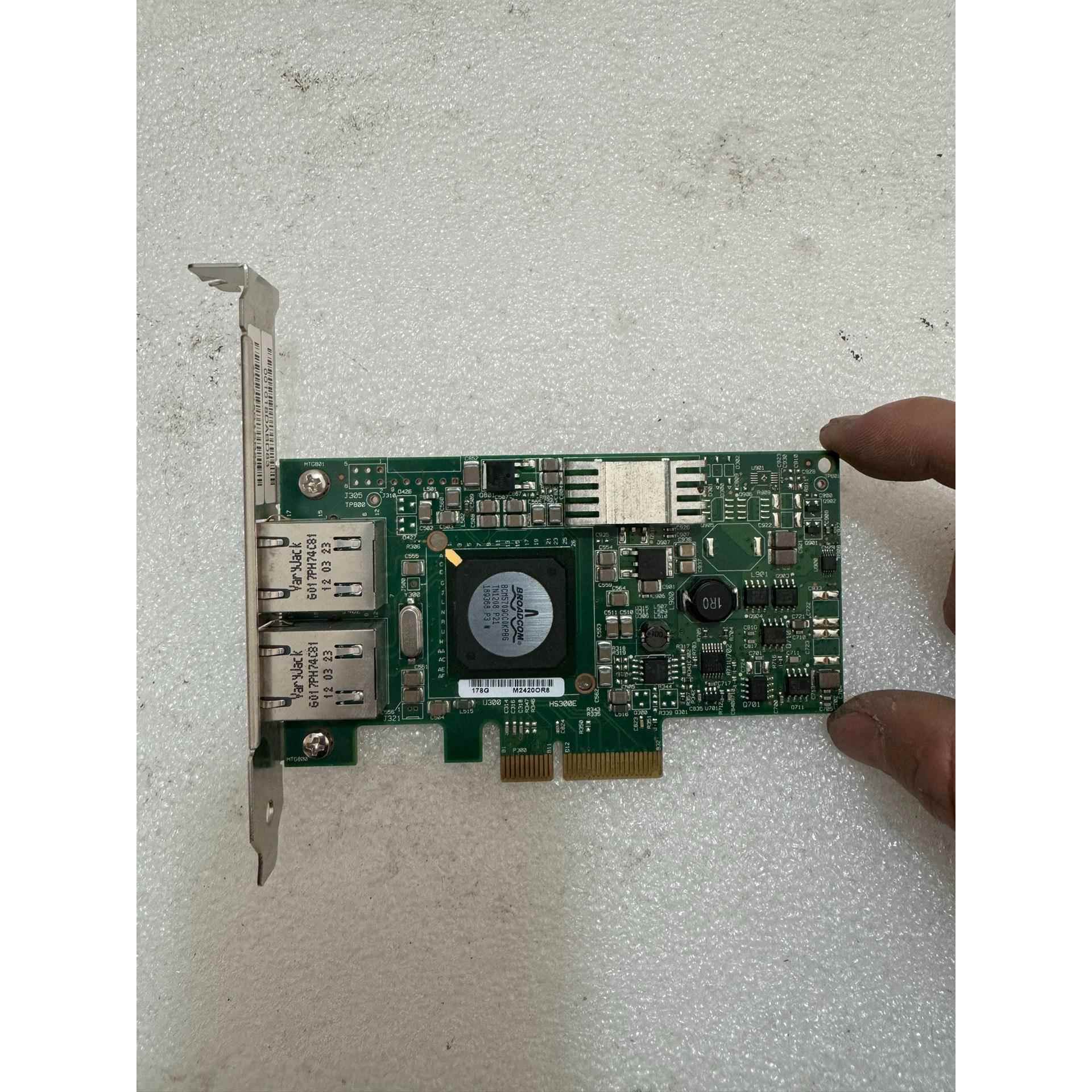 博通BCM5709C双口千兆网卡 戴尔原装拆机 普通挡板 有