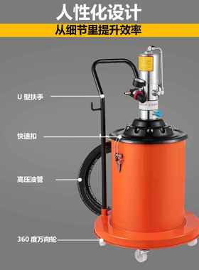 MLF气黄油机12L动20L/3L/40L高压自动注油机/便携5式注油泵