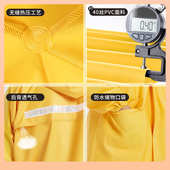 ∮针织布外卖雨衣雨裤 骑行全身防暴雨分体雨衣批发反光骑手专 套装