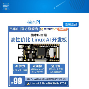 开发板 柚木PI 自带NPU算力 V851s 高性能嵌入式 Linux