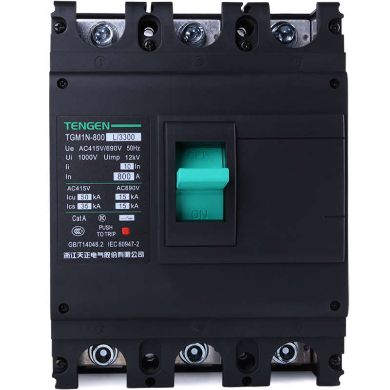 TENGEN天正TGM1N-800L/3300塑壳断路器空气开关3P三相800A总闸刀