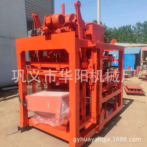 全自动免烧水泥砖机生产空心砖小型混凝土电动砖机设备制砖机械