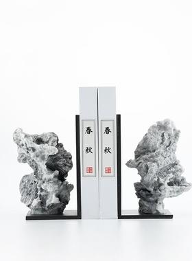 现代简约创意家居客厅书房书靠摆件样板房间展厅装饰品