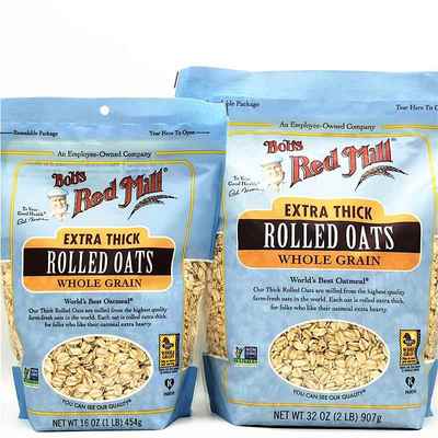Bob's Red Mill Extra Thick Rolled Oats鲍勃红磨坊特厚全
