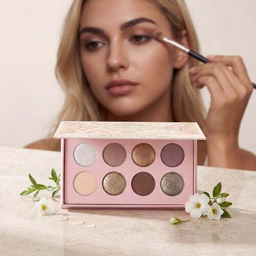 Zephoco Shimmering Eye Shadow Palette - Effortlessly create