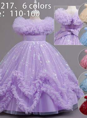 girls princess dress birthday parties summer occasions