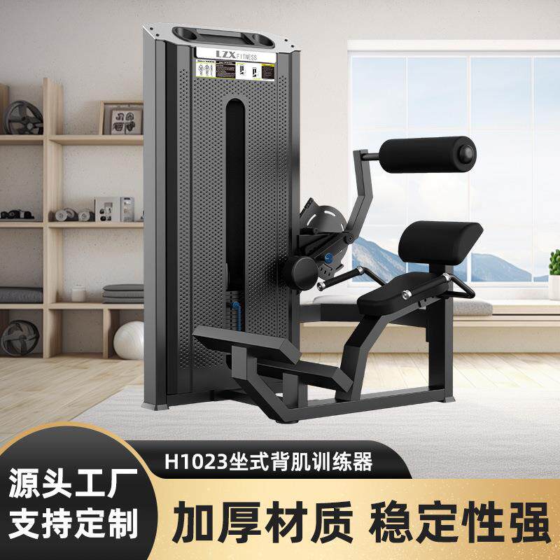 商业健身房器材坐式背肌训练器厂家直供居家运动健身器械