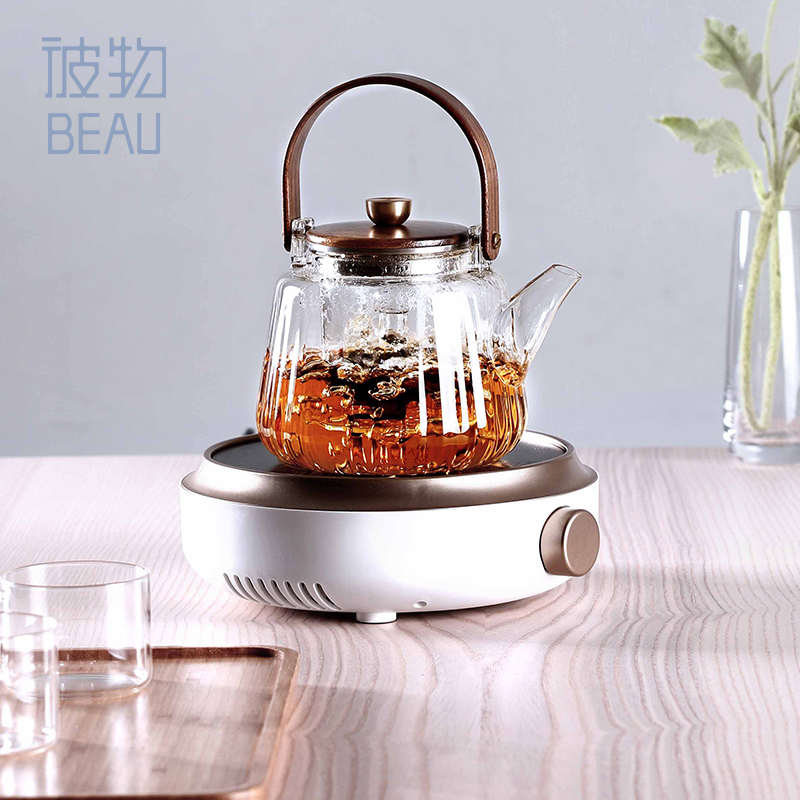 天福彼物流光电陶炉套组煮茶器蒸汽玻璃煮茶壶泡茶烧水壶茶具家用