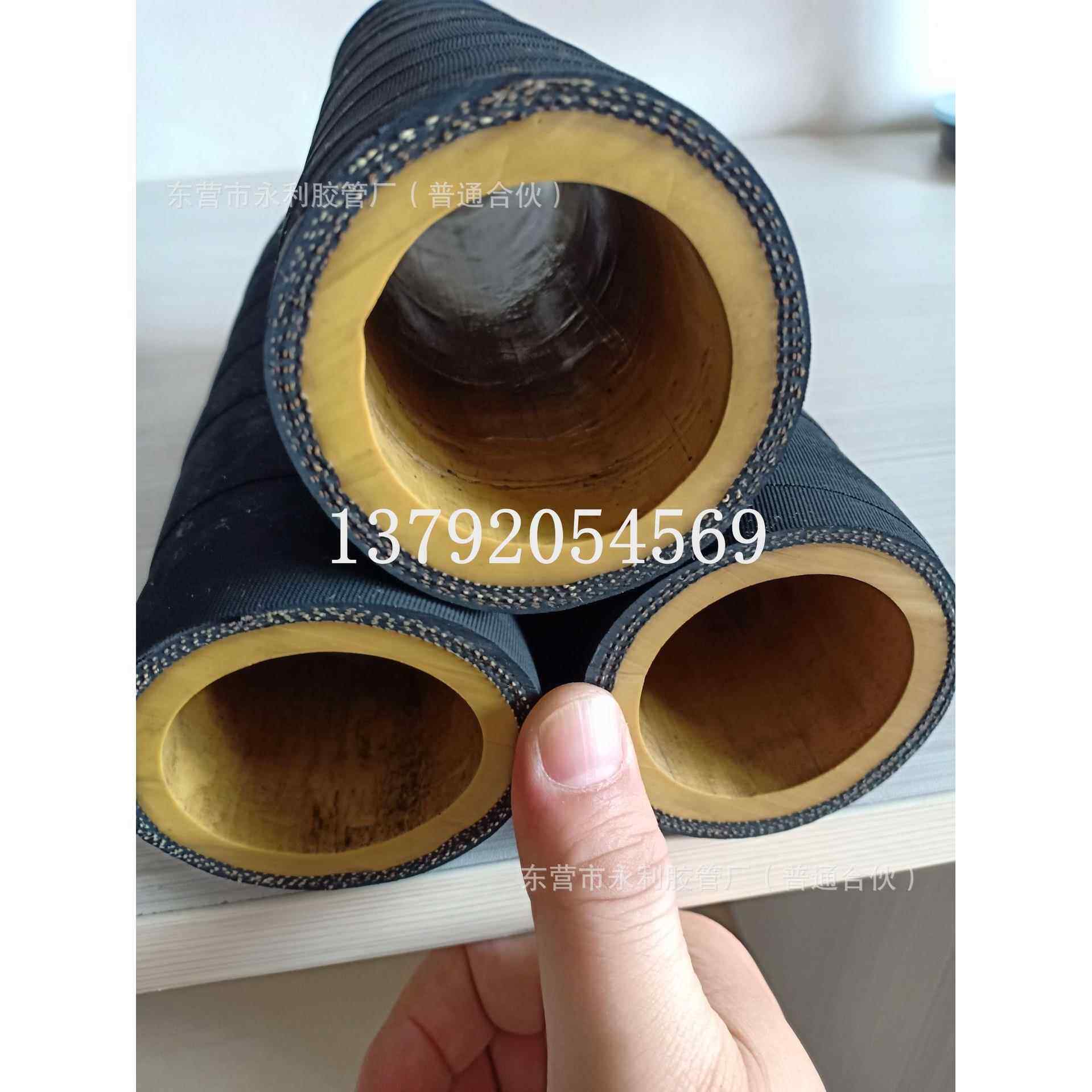 聚氨酯喷砂胶管 耐磨耐高压夹布橡胶管 耐磨夹布喷砂管25mm-102mm
