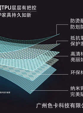 玻璃保护膜实木透明家居贴膜膜餐桌漆面膜建筑茶几tpu家具大理石