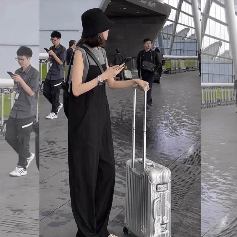 欧洲站夏装搭配一整套2026新款盐系轻熟抱婴袋裤套装洋派减龄两件