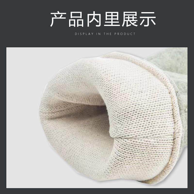 卡司顿CASTONG500度耐高温手套ABG5T-34CM防烫五指工业化阻燃手套
