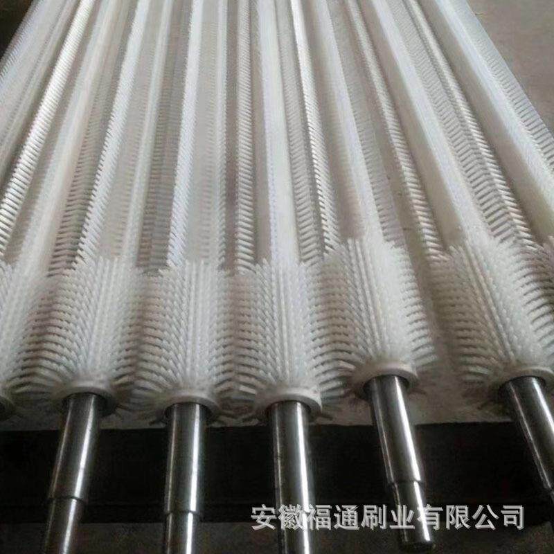 工业除尘空心毛刷轮圆形圆柱刷毛刷辊滚刷厂家加工小型尼龙丝刷