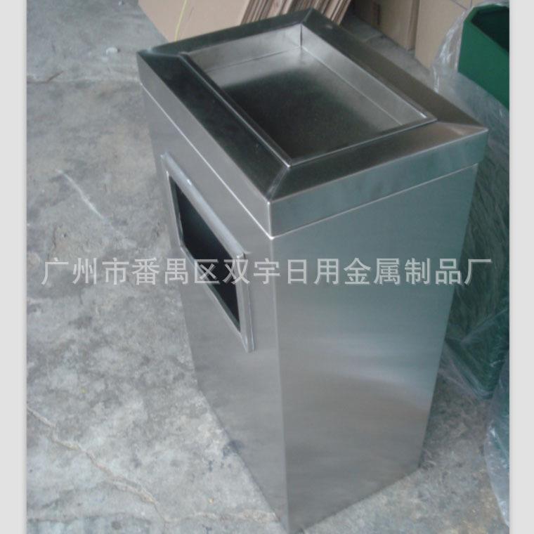 方形收纳桶酒店大堂宾馆物业不锈钢垃圾桶商场写字楼室内垃圾桶