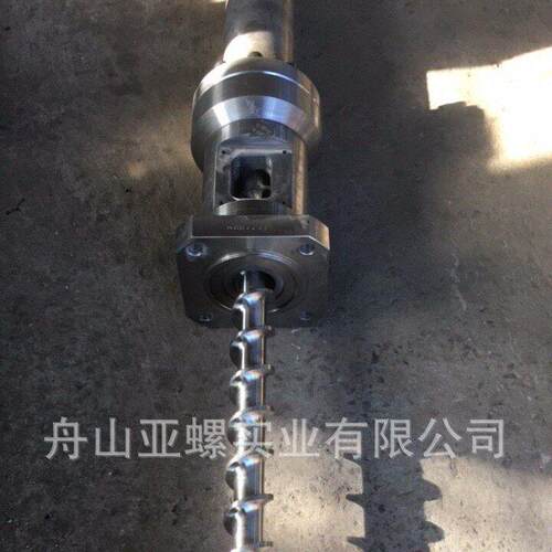 不绣钢螺杆pvc造粒机 机筒 pp料筒，挤出机 立式机螺杆
