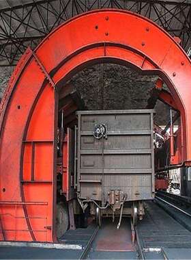 现货供应 O型翻车机 适用车辆C60铁路敞车散装物料翻卸的设备