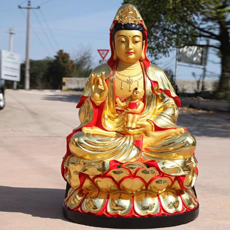 玻璃钢佛像一套六尊人物雕刻景观雕塑大型工艺品摆件彩绘佛像