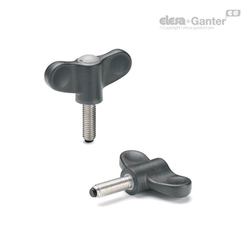 Elesa Ganter伊莉莎冈特 EWN-SST-p-P 机翼形旋钮 衬垫