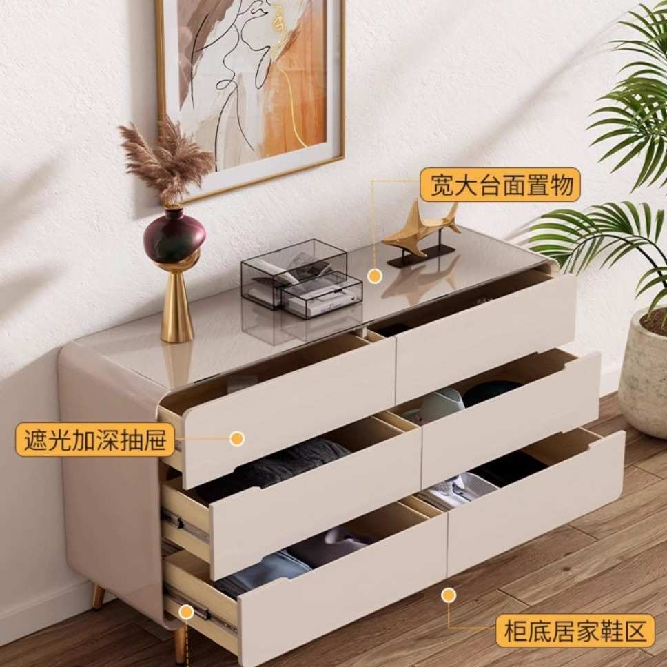 卧室九斗收纳置物储物柜主卧家用五斗柜落地客厅电视柜旁床头轻奢