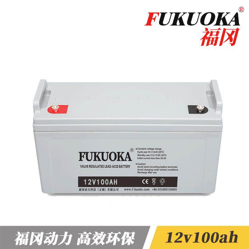 12V100AH储能蓄电池 太阳能光伏电池 风能发电电池 福冈电池厂家