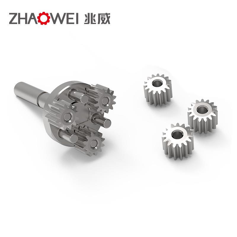 微型电613机电压v-234v可用宠3级齿轮箱带减速物腿部绑锁止驱动系