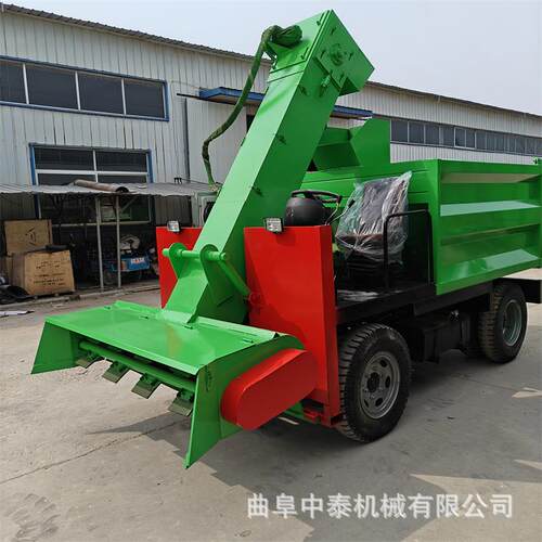 养殖场牛屎便清理车铲除地面上牛粪水清扫车液压自卸粪便清运车