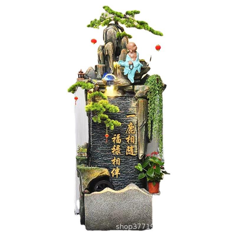 假山喷泉流水摆件别墅庭院客厅招财落地办公室大型循环水造景