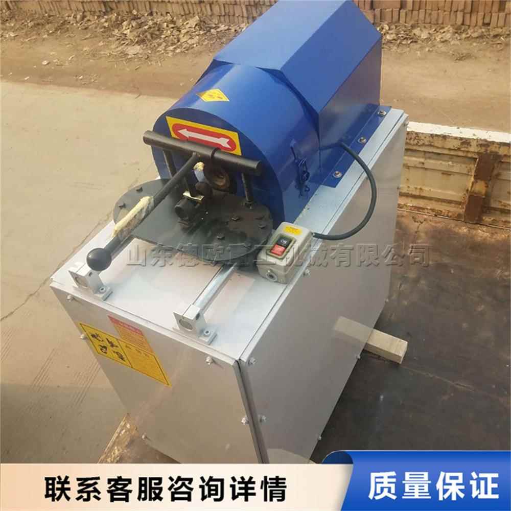 德欧牌圆木棒削尖机 拖把杆平头倒圆机 锹把杆圆头锥尖打磨机