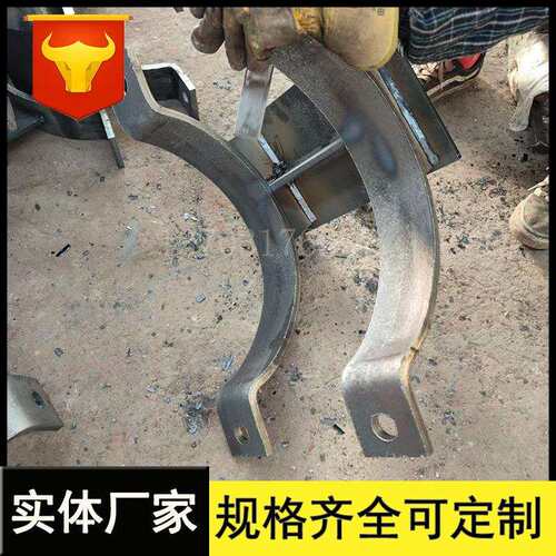 液化管廊J2-400-150-300管夹式管托 隧道固定支架920大管焊接托座