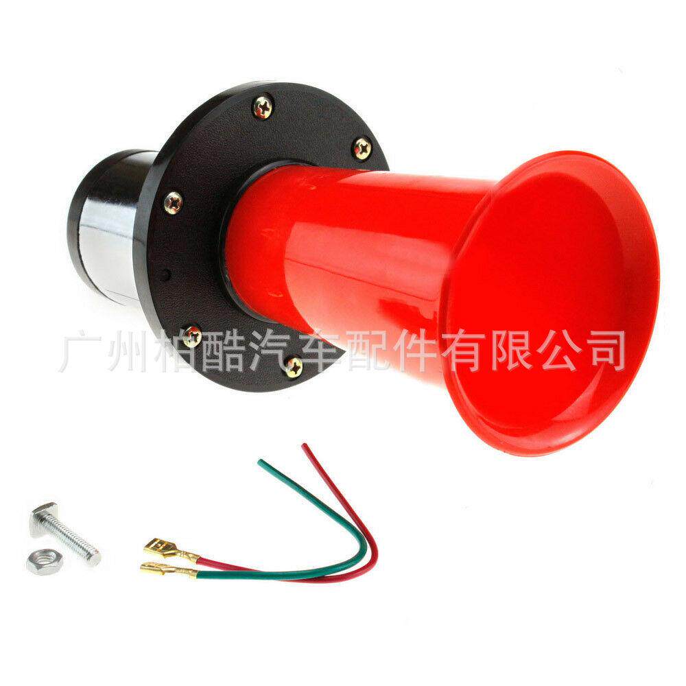 汽车单管喇叭超响音箱改装卡车怪音12V 24V复古高分贝车载气喇叭