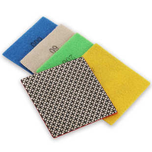 厂家批发DMD玻璃木头石材磨边倒角金刚石手擦块可替换手擦片