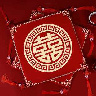 新款 直销结婚跪垫敬茶磕头垫子结婚庆用品喜字坐垫婚礼新娘新人拜